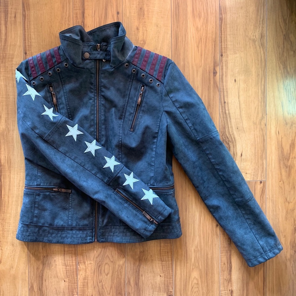 Women’s MontanaCo Vegan Leather Moto Jacket